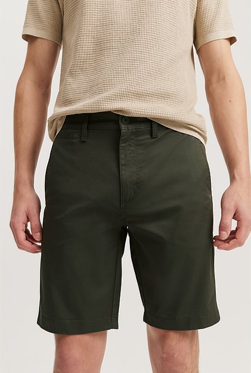 Verified Australian Cotton Stretch Chino Short