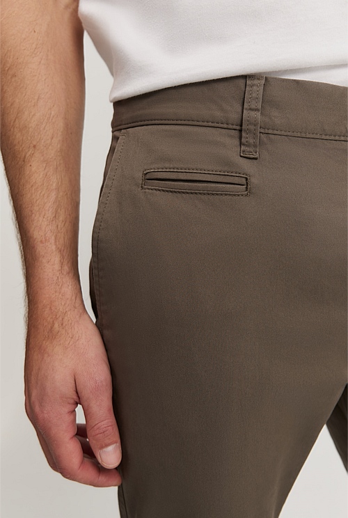 Verified Australian Cotton Slim Fit Stretch Chino