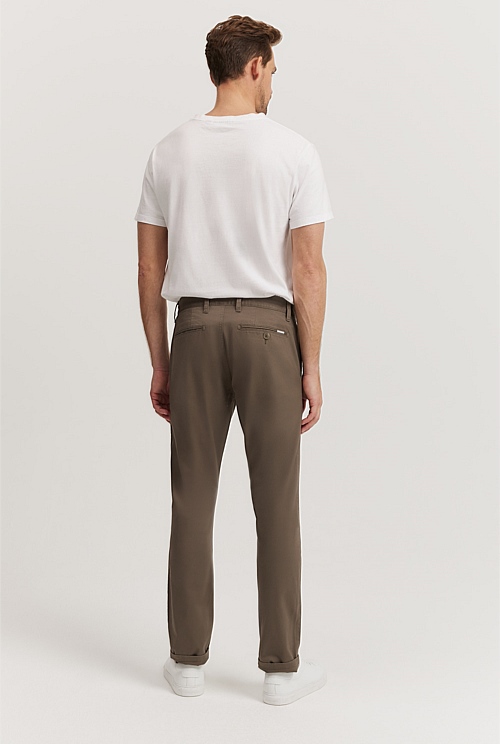 Verified Australian Cotton Slim Fit Stretch Chino