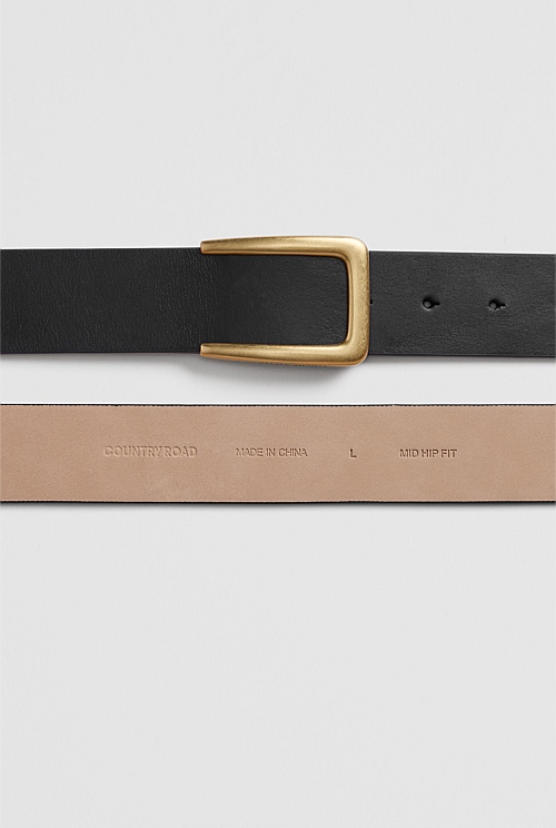 Leather Mid Belt