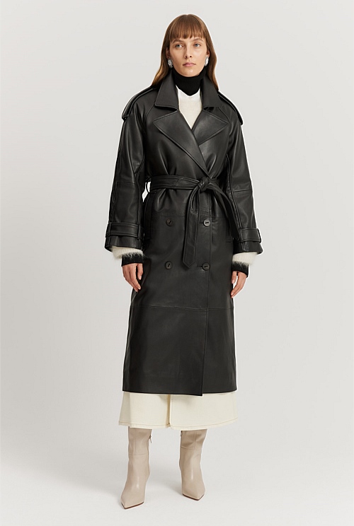 Leather Trench