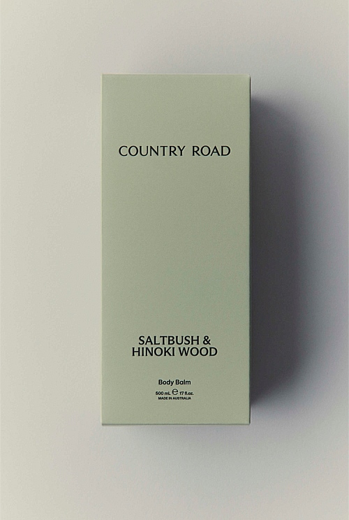 Australian Made Saltbush & Hinoki Wood Body Balm 500mL