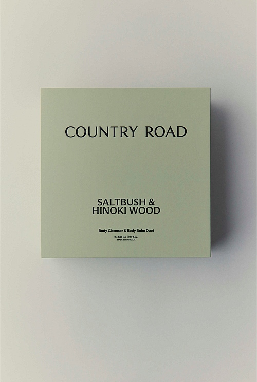 Australian Made Saltbush & Hinoki Wood Body Care Duet Australian Made Saltbush & Hinoki Wood Body Care Duet