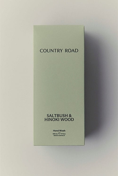 Australian Made Saltbush & Hinoki Wood Hand Wash 500mL