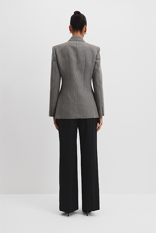 Contour Stripe Blazer