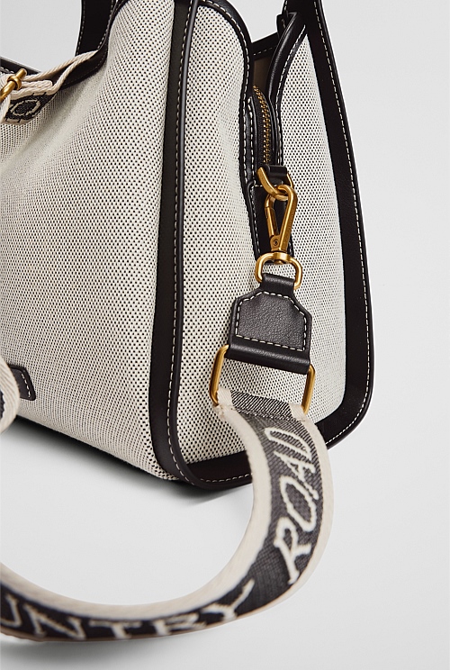 Middle Zip Crossbody Bag