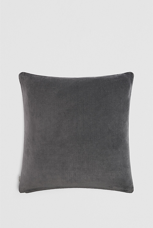 Marlon Organically Grown Cotton Velvet 55x55 Cushion