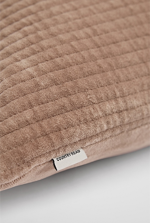 Marlon Organically Grown Cotton Velvet 55x55 Cushion