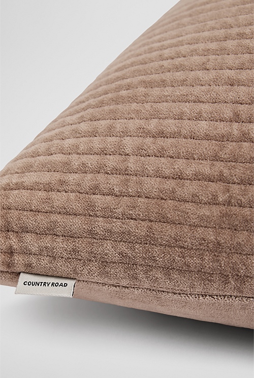 Marlon Organically Grown Cotton Velvet 40x60 Cushion