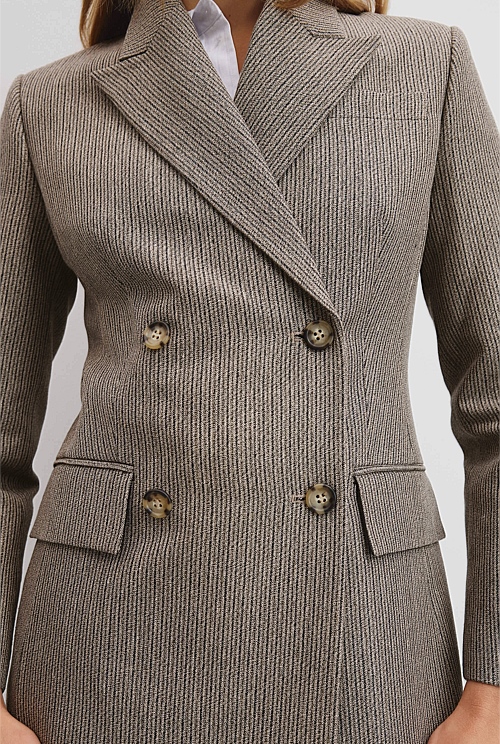 Contour Stripe Blazer
