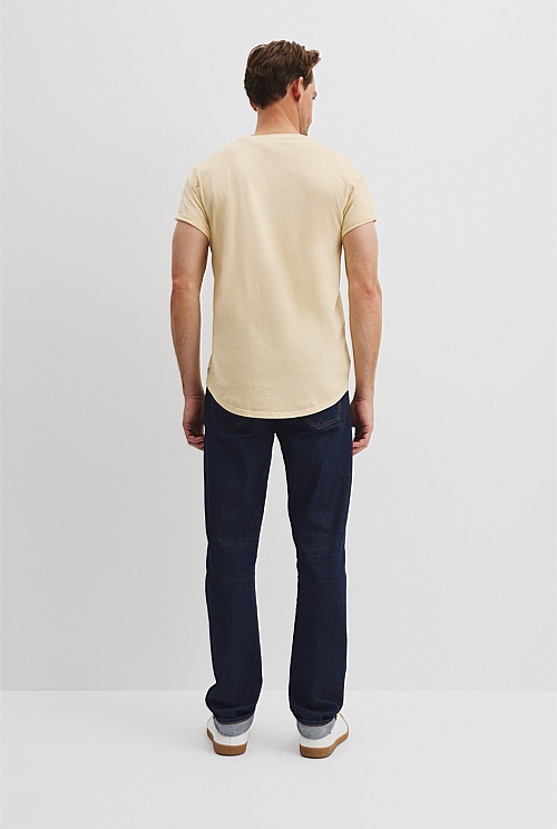 Australian Cotton Longline Garment Dye T-Shirt