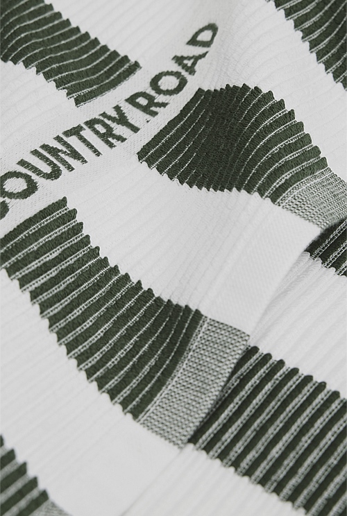 CR Stripe Verified Australian Cotton Tea Towel Pack of 3