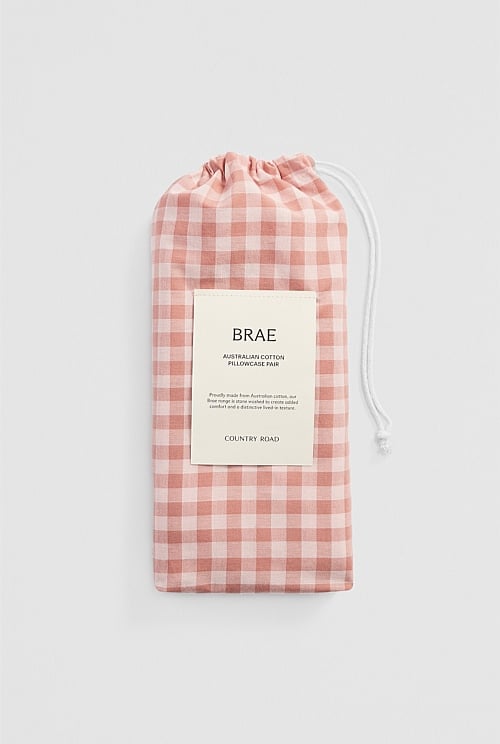 Brae Australian Cotton Pillowcase Pair Brae Australian Cotton Pillowcase Pair