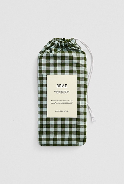 Brae Australian Cotton Pillowcase Pair Brae Australian Cotton Pillowcase Pair