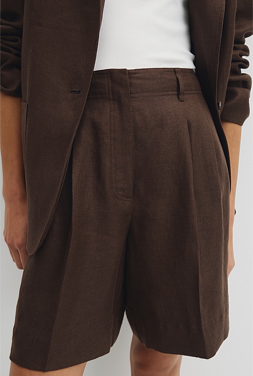 Longline Linen Short