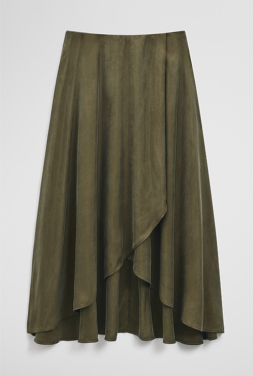 Asymmetrical Hem Skirt