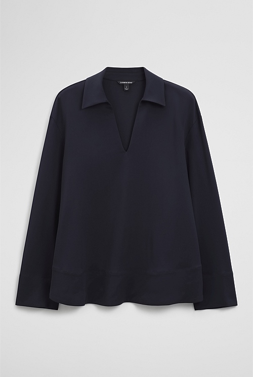 Crepe Rugby Shirt