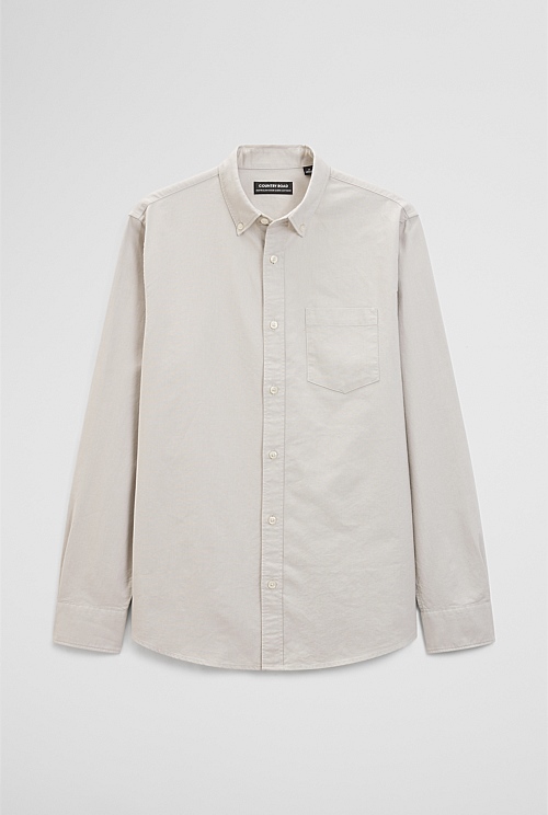 Australian Good Earth Cotton Regular Fit Oxford Shirt
