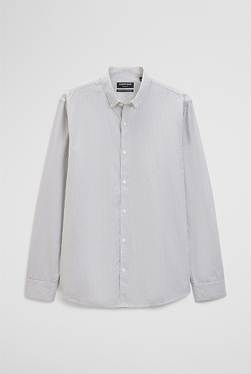 Regular Fit Cotton Stripe Shirt
