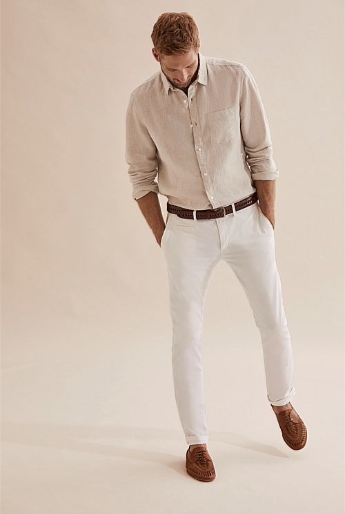 Verified Australian Cotton Slim Fit Stretch Chino