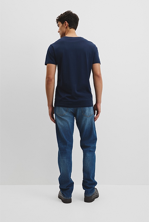 Pima Cotton V-Neck T-Shirt