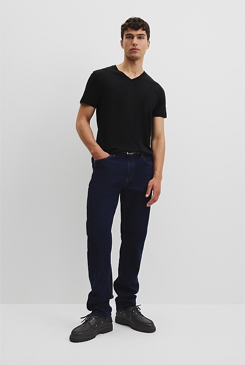 Pima Cotton V-Neck T-Shirt