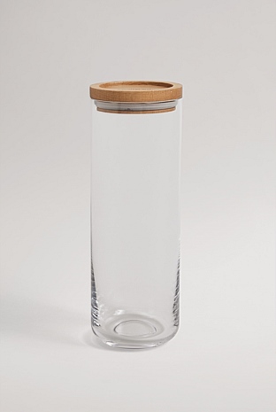 Clear Theo Tall Glass Canister - Kitchen Accessories | Country Road