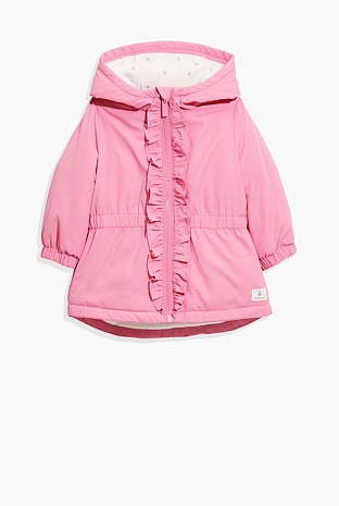 Rose Pink Ruffle Detail Jacket - Jackets & Coats | Country Road