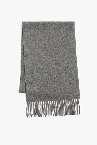 Charcoal Responsible Cashmere Scarf - Hats & Scarves | Country Road