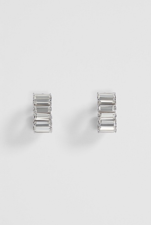 Silver Kit Mini Hoop Earring - Earrings | Country Road