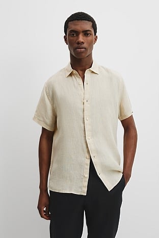 Organically Grown Linen Short Sleeve Shirt