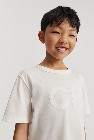 Marshmallow Australian Cotton Puff Logo T-Shirt - T-Shirts | Country Road