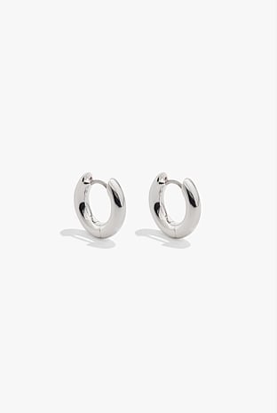 Silver Mila Mini Hoop Earring - Earrings | Country Road