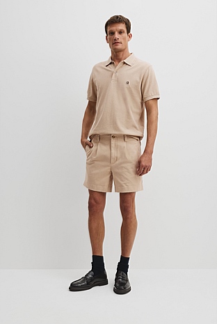 Sand Relaxed Twill Short - Shorts | Country Road