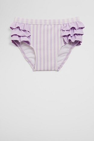 Lilac Stripe Swim Bloomer - Swimwear | Country Road