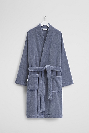 Deep Lake Mara Australian Cotton Bath Robe - Sleepwear | Country Road