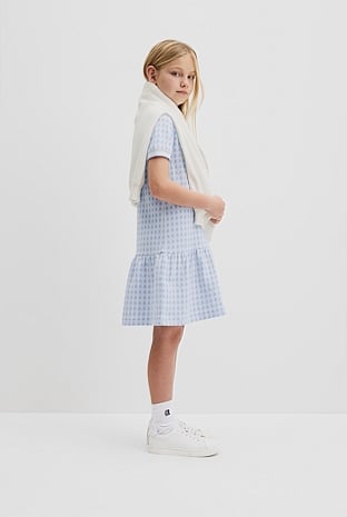 Bluebell Organically Grown Cotton Polo T-Shirt Dress - Dresses ...
