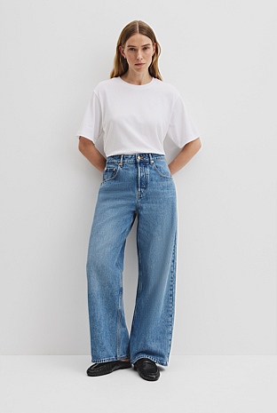 Medium Wash Boyfriend Jean