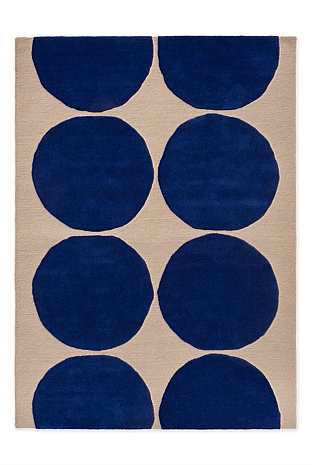 Off White Isot Kivet Blue Rug 350x250cm - | Country Road