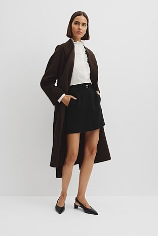 Belted Mini Skirt