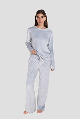 Gingerlilly Thea Velour Long Lounge Set