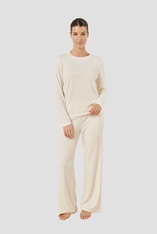 Gingerlilly Ellie Lightweight Velour Cable Knit Set