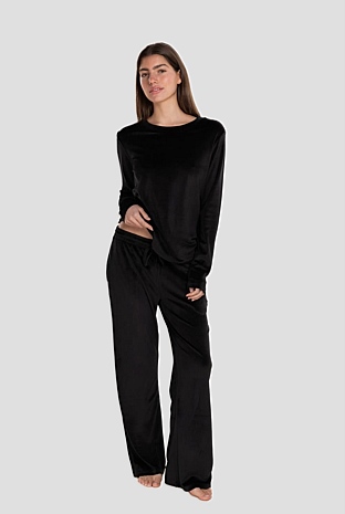 Gingerlilly Thea Velour Long Lounge Set