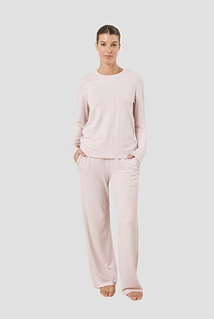 Gingerlilly Ellie Lightweight Velour Cable Knit Set
