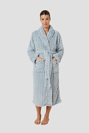 Gingerlilly Gabriella Plush Long Robe