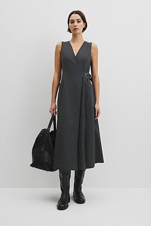 Wool Wrap Dress