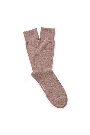 Rust Red Speckle Yarn Socks - Socks | Country Road