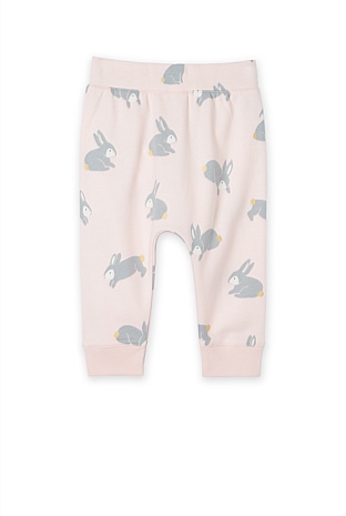 Pale Pink Bunny Sweat Pant - Sweats | Country Road