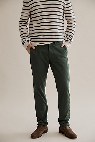 Racing Green Standard Stretch Chino - Chinos | Country Road