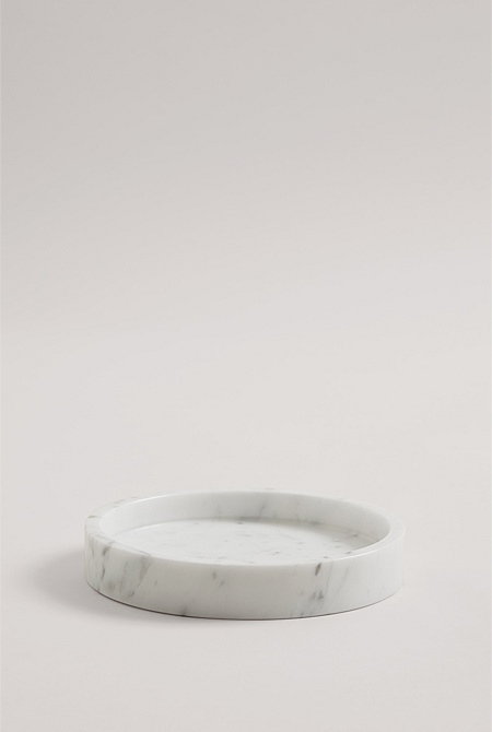 Loft Marble Round Tray